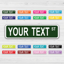 Personalized Street Sign –