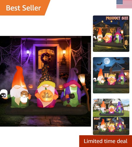 Vibrant halloween gnome - 9,