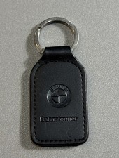 GENUINE BMW MAIN DEALER MOTOR BIKE KEY FOB KEY RING LEATHER BAHNSTORMER