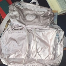 Kipling Metallic Pink Backpack