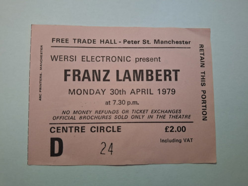 Franz lambert 1979 - franz, manchester