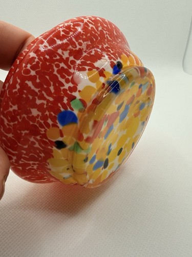 Czech bohemian spatter - spatter, glass