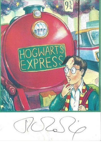 Rowling signed drawing - rowling,