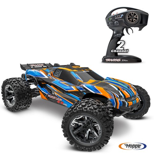 Traxxas rustler 4x4 vxl - rustler, orange