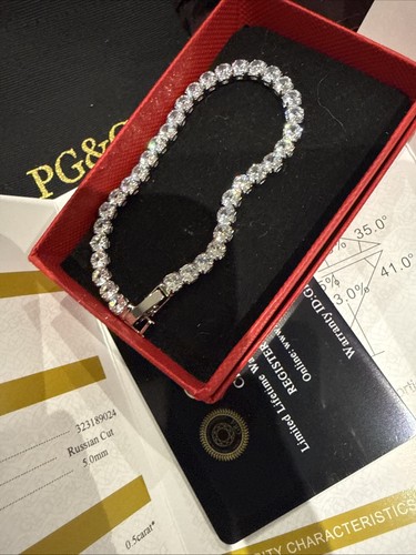 Sim diamond bracelet - diamond, 925