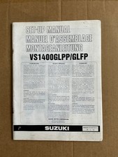 NOS GENUINE SUZUKI WORKSHOP SET UP ASSEMBLY MANUAL VS1400 INTRUDER GLPP GLFP 92
