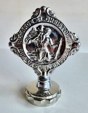 VERY RARE OLD DESMO CAR MASCOT - HOOD ORNAMENT - SAINT CHRISTOPHER - 1930's ERA