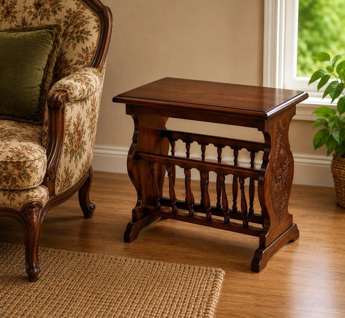 Vintage wood coffee table - vintage,
