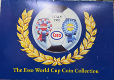 Esso 1990 world cup coin collection . Three coins missing
