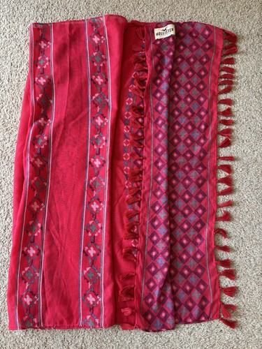 Bright pink hollister pashmina - pink,