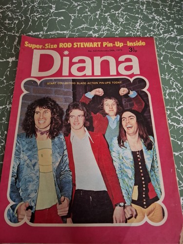 Slade cover poster vintage - slade, &