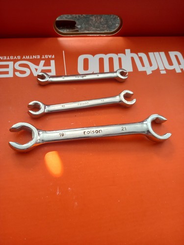 Rolson flare nut spanners - 3, x