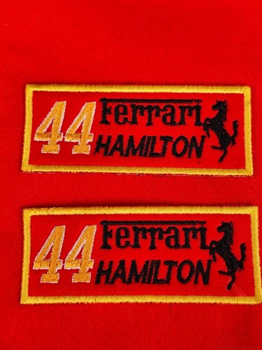 Hamilton ferrari patches - f1,