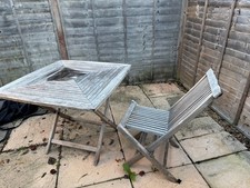 Teak Wooden Garden Furniture Sets 4 Chairs and 1 Table Garden Furniture Sets