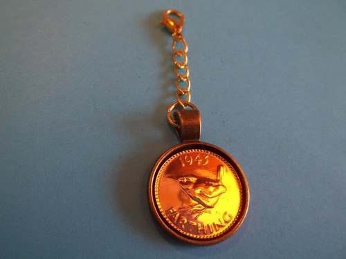 Farthing coin wren bronze - wren,