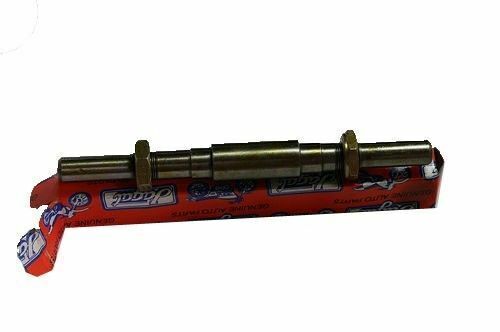 Front wheel axle with nuts - front,