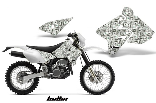 Dirt bike shroud graphics kit - dirt,
