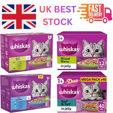 40 x 85g Whiskas 1+ Poultry
