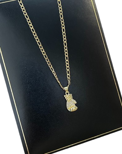 9ct gold boxing glove pendant - boxing,