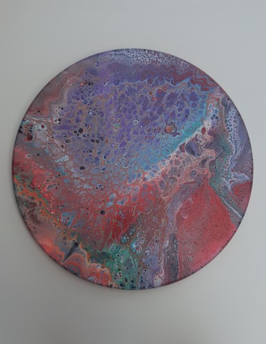 Handmade painting fluid art - fluid,