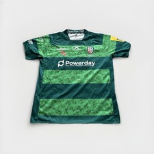 London Irish 2018 St Patrick’s Day Rugby Shirt XL XBlades Jersey Top Green