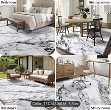 Black & White Patterned Carpet