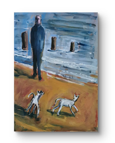 Original acrylic painting x - original,