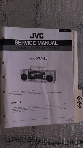 Jvc service manual - pc-4j,