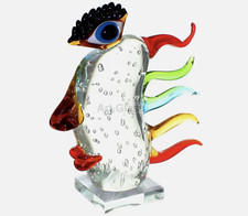 Gigantic 30cm Magnificent Abstract Art Glass Freeform Sculpture Medusa