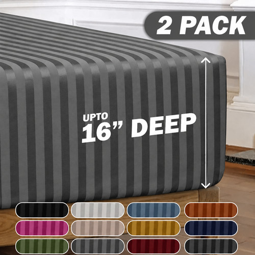 2pc extra deep fitted sheet - 2pc,