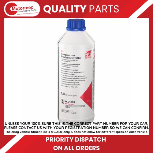 Blue coolant antifreeze - blue,