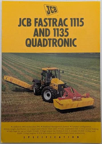 Original jcb fastrac - fastrac, 1115s