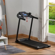 HOMCOM 1.5HP Treadmill, 12km/h Electric 1.5HP Motorised Running Machine Gym Xmas