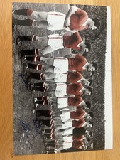 Busby Babes Colourised Photo . Signed