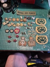 Assorted Military Pin Badges Vintage Enamel, Lapel Pins, Inc