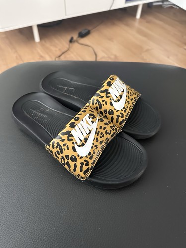 Nike leopard print sliders - leopard,