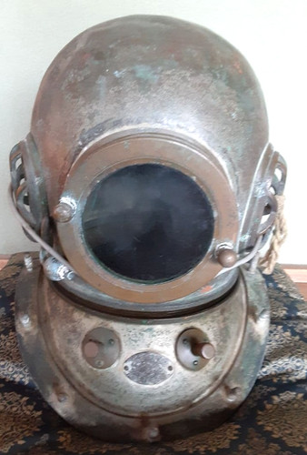 Japanese antique diving brass - japanese,
