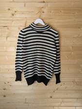 Zara Fine Knit Striped Black