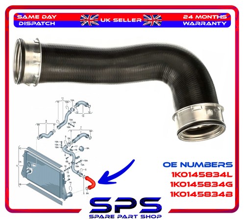 Intercooler pipe turbo hose - intercooler,