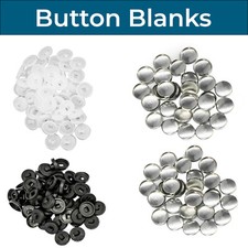 50/100pcs Metal Top Buttons