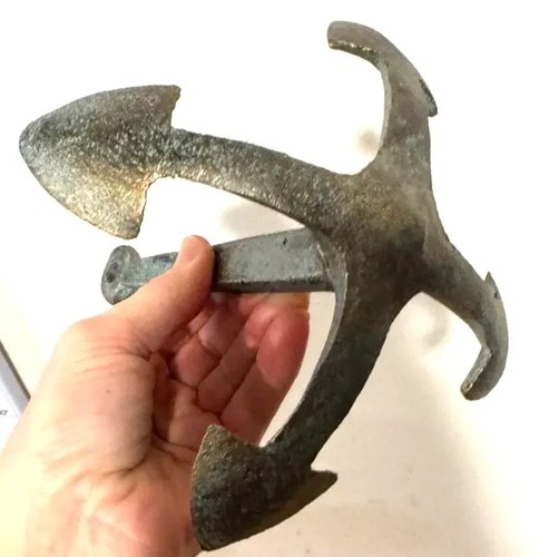 Vintage patina iron grappling - iron,
