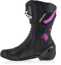 New Alpinestars Stella SMX S-MX 6 V2 Ladies Black / Pink Boots - Pink