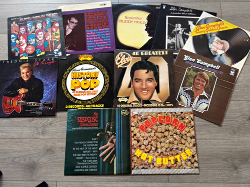 Job lot vinyl records - lot,