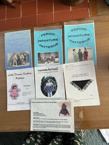 Miniature knitting patterns - knitting,