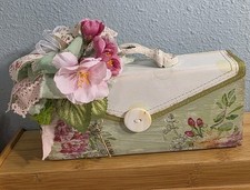 Decorative Wooden Block Purse