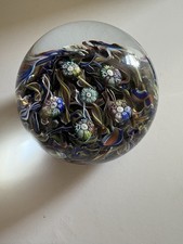 Caithness Colin Terris - “Glassmaker “ Millefiori Ltd Edition Paperweight 1981 