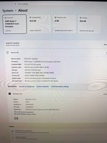 Build amd ryzen 7 - ryzen,