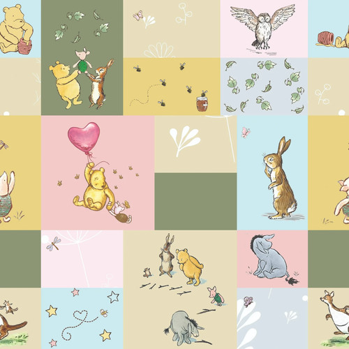 Winnie the pooh - winnie, patchwork