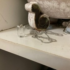 Clear Vial Glass Necklace & Pipette