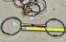 Large Ring Copper Polo Running Gag Bit